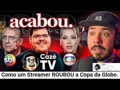 COMO A CAZÉ TV "ROUBOU" A COPA DO MUNDO DA GLOBO- react ao canal Celitto
