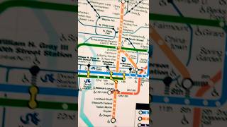 🚏🗺 PHILADELPHIA RAIL TRANSIT MAP – 🇺🇸 PHILADELPHIA, USA