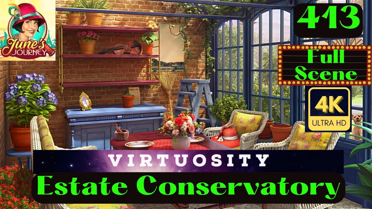 JUNE'S JOURNEY 413 | ESTATE CONSERVATORY (Hidden Object Game) *Full ...
