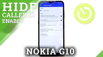 How to Show & Hide Caller ID in NOKIA G10 – Call Settings
