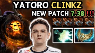 🔥 NEW PATCH 7.38 - Yatoro CLINKZ Safelane Gameplay 🔥 YATOROGOD - Dota 2