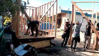 Week 8 - Tiny house electrical rough AND frame