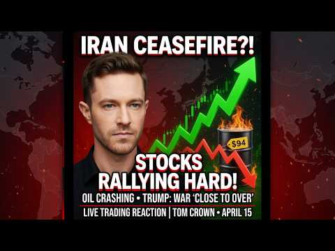 🚨 Iran Ceasefire?! Stocks Rallying Hard After Trump: War ‘close To Over’ - Live Trading