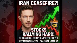 🚨 Iran Ceasefire?! Stocks Rallying Hard After Trump: War ‘close To Over’ - Live Trading