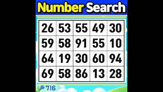 Number Search #716 The moment you stop learning, your life stops.【Match | brain game | puzzle 】