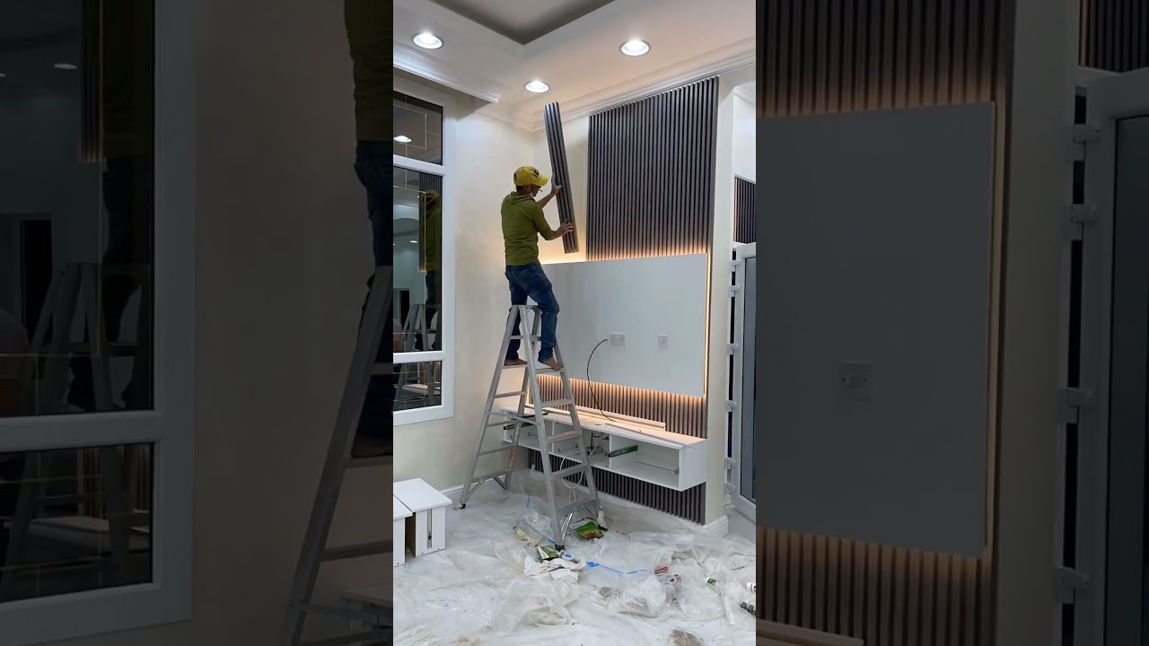 LCD Wall Unit | Media Wall Design | Modern Home Design