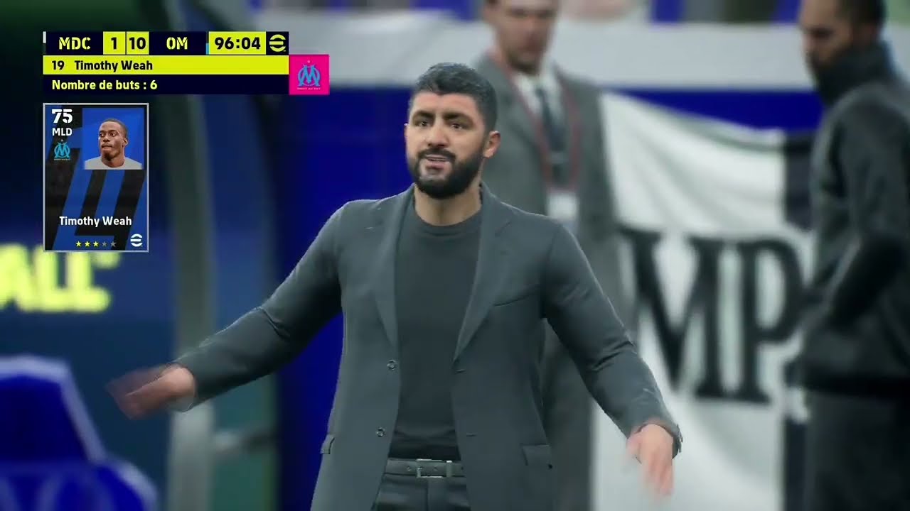 Les buts de Timothy Weah en division 8 de la ligue e-football 