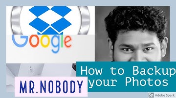 How to Backup your Photos : I cloud : Dropbox : google photos