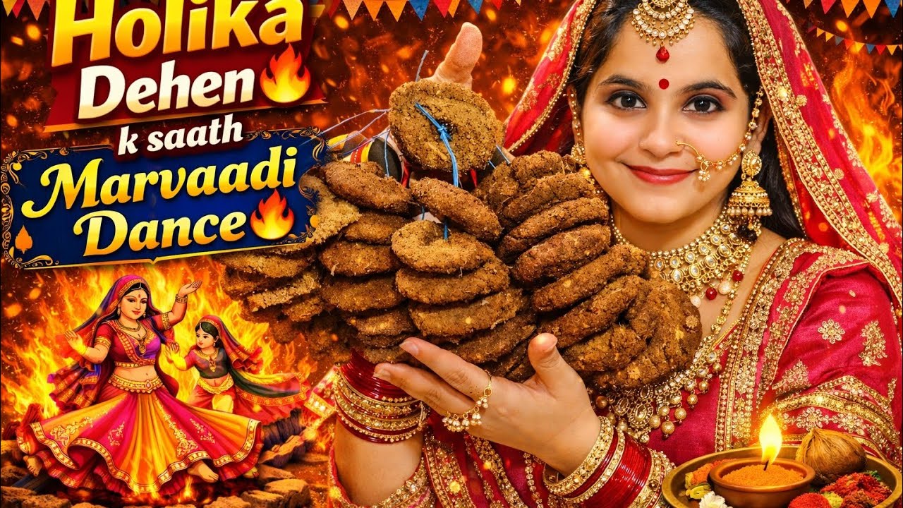 Holika Dehen ka Bindaas Programme 🔥🔥❤️🧿🧿#dailyvlog #jammuvlogs #dance #rajasthan ki holi #family 