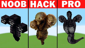 NOOB VS PRO VS HACKER Minecraft Pixel art✨Wither