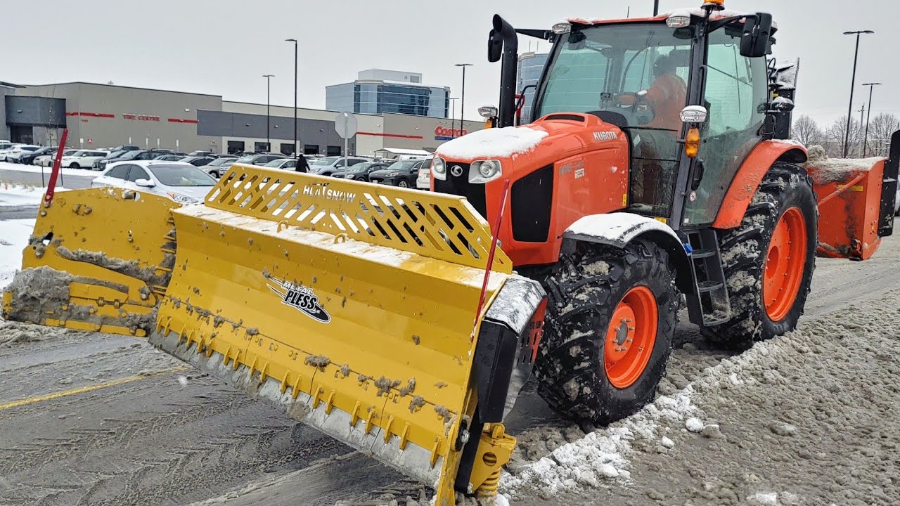 Kubota Tractor With A Metal Pless Snow Plow (🎉1000 Subscriber Special!🎊