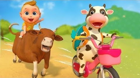 The Names Of Animals: Cow, Elephant, Lion, Tiger, Crocodile - Explore Animals In The Jungle