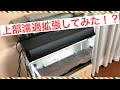 【注目！】上部濾過拡張してみた！？水槽立ち上げ・・