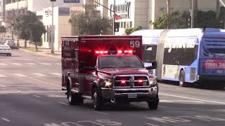 LAFD Rescue 59 Responding