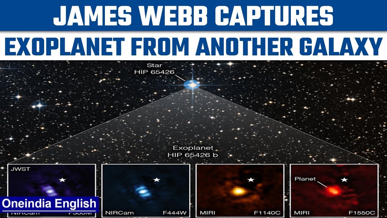 James Webb Space Telescope captures images of a planet outside our