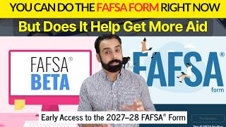 Should you do the Beta Fafsa Form