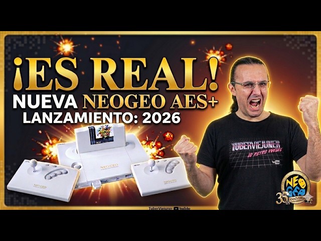 ANUNCIADA una NUEVA NEOGEO AES+ en 2026 SIN emulación ¿ llevará hardware de los 90?