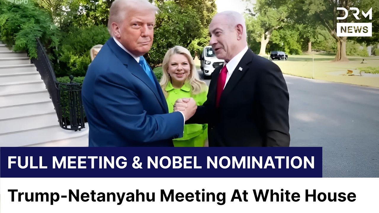 FULL REMARKS: Trump meets Netanyahu at the White House Amid Ceasefire Push & Nobel Nomination | AC1B