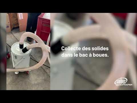 Aspirateur vidangeur huile et copeaux - SOFRAPER