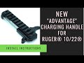 TANDEMKROSS - NEW "Advantage" Charging Handle and Picatinny Rail for Ruger® 10/22®