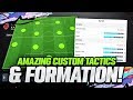 THE AMAZING CUSTOM TACTICS & FORMATION FOR FIFA 20