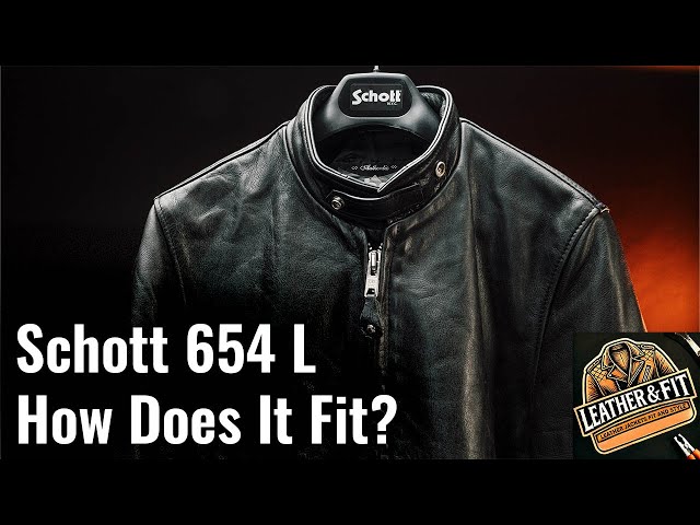 Schott 654 (L) | Leather & Fit - YouTube