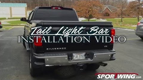 Universal Tail Light Bar Installation Video for Trucks