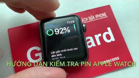 Apple watch còn bao nhiêu pin thì sạc