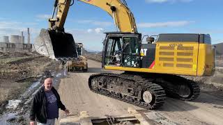 Loading And Transporting The Caterpillar 352F Excavator - Fasoulas Heavy Transports