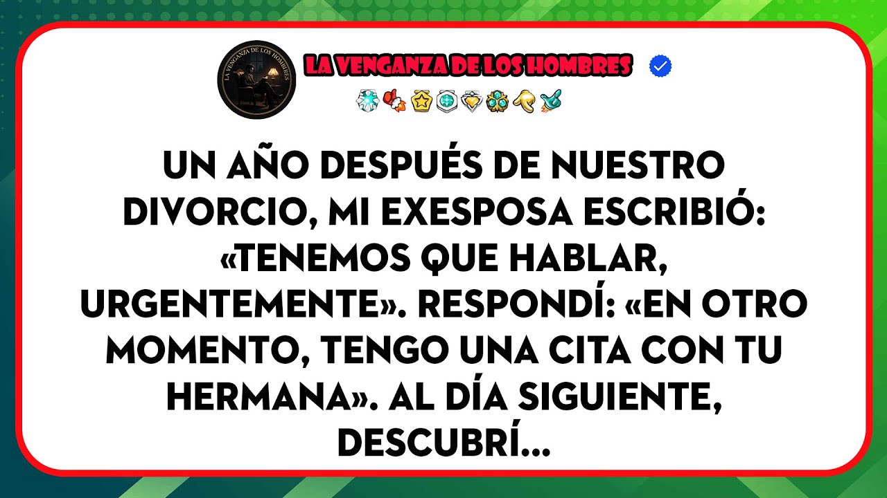 Un Año Tras El Divorcio, Mi Ex Pidió Hablar. A La Mañana Siguiente, Llegó La Policía.