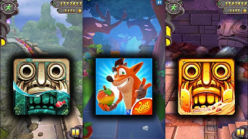 Temple Run 2 Enchanted Palace Vs Crash Bandicoot - On the Run! Vs Temple Run 2 Blazing Sands