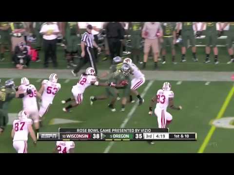 2012 Rose Bowl Highlights: Oregon 45, Wisconsin 38