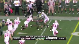 Oregon Ducks Rose Bowl Highlights 2012