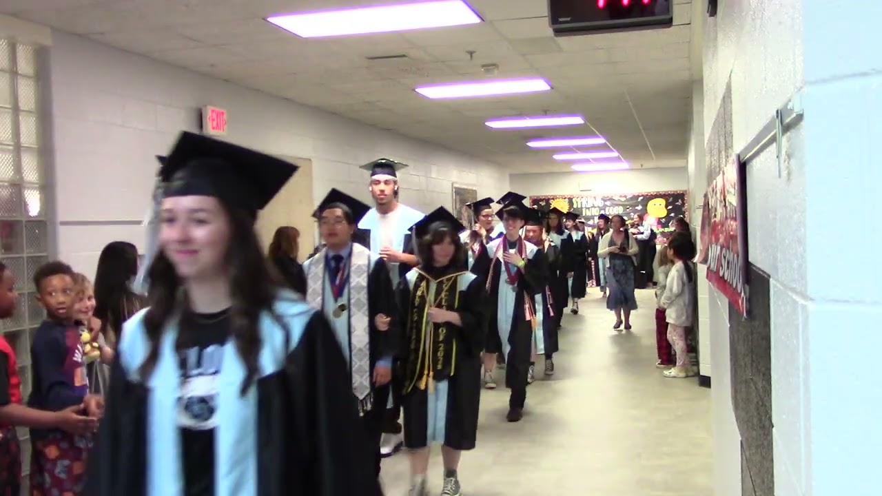 EVHS Senior Walk (hallway cam)