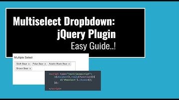 Multiselect Dropdown: jQuery Plugin Urdu / Hindi