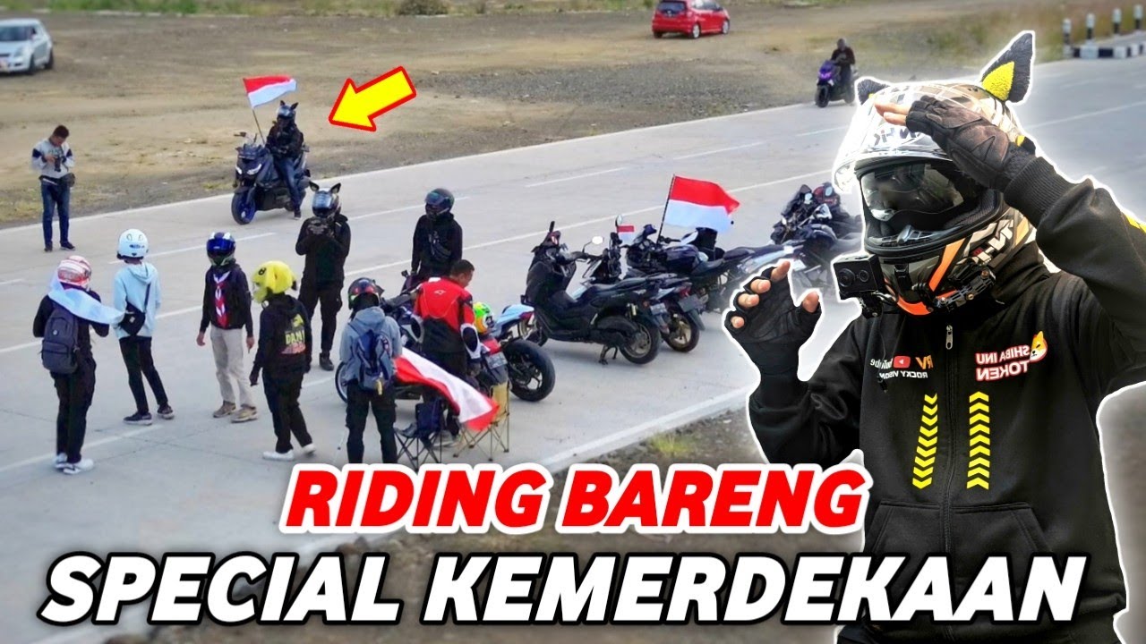 SEMUA RIDER BERKUMPUL PARADE BENDERA