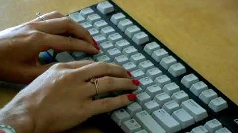 Using the Caps Lock & Shift Key on the Keyboard