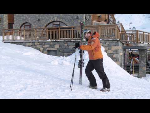 How To Walk On Snow - Beginner Ski Lesson