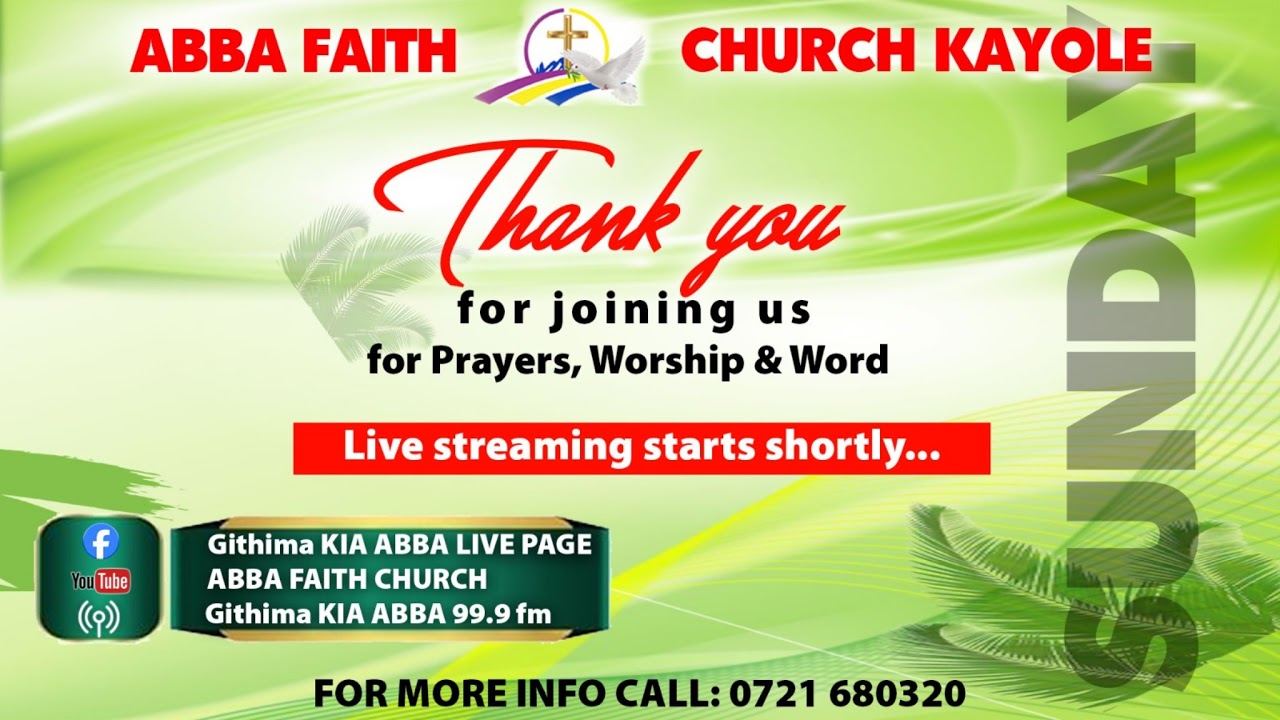ABBA FAITH CHURCH || SUNDAY SERVICE || FUND DRIVE FOR CHURCH DEVELOPMENT || HOST ALEXANDER NJONDE