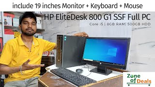 BUY HP EliteDesk 800 G1 SFF - Core i5 4th Gen - 8GB + 500GB HDD - ZONEOFDEALS