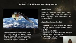 Tugas presentasi Peran satelite NISAR, GOSAT-GW (JAXA), dan SENTINEL-2C