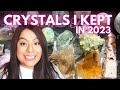 Crystals i kept for myself in 2023 i couldnt sell these pieces