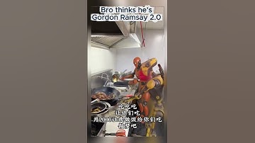 Angry Robot Chef Takes Over the Kitchen #RobotChef #AIinAction #FunnyRobots #CookingRobot