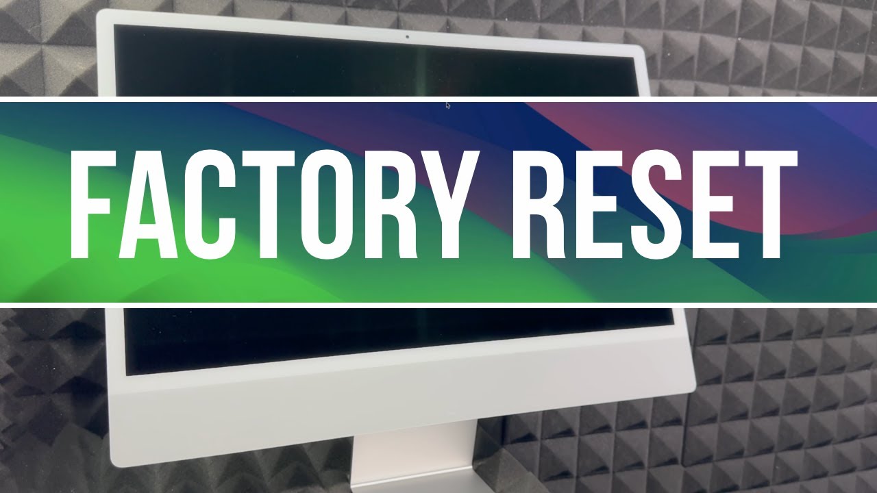 How to Reset iMac M3 | Reset iMac to Factory Settings - YouTube