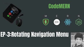 Rotating Navigation Menu Using HTML, CSS &amp; JavaScript | (Rotate And Slide Effect)