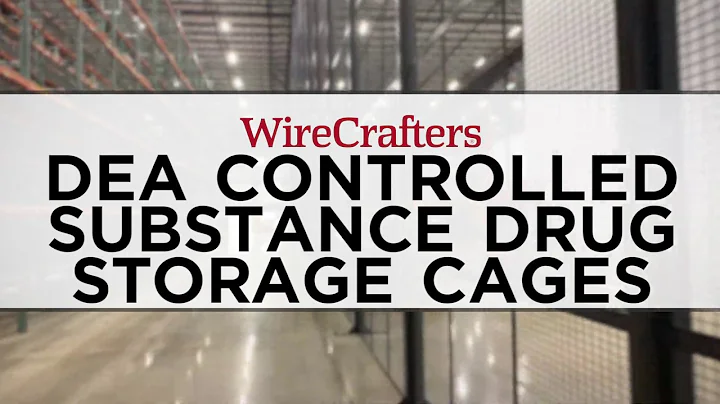 DEA Controlled Substance Drug Storage Cages - San Diego California | Conveyor and Storage Solutions