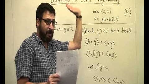 Lecture 16 Conic programming 1