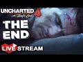 Uncharted 4: A Thief&#39;s End | ENDING | Gameplay Live Stream