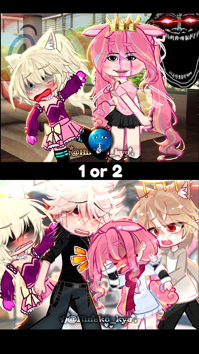 1OR 2💀 Changing your age number #gacha #trend #viralshort #memes #troll #gachaclub #gachalife