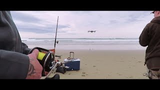NZ Surfcasting | Fishing with a DJI Mavic Drone !